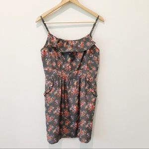 Summer Floral Empire Waist Dress